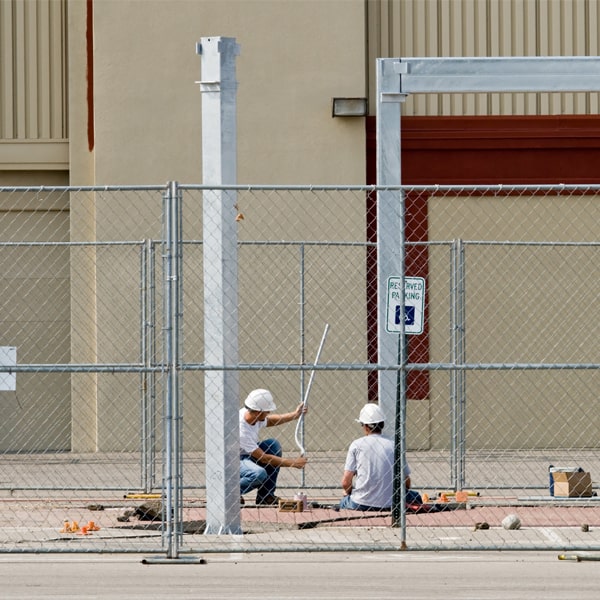 how much time can i rent the temporary fence for my building site or event in Hanson